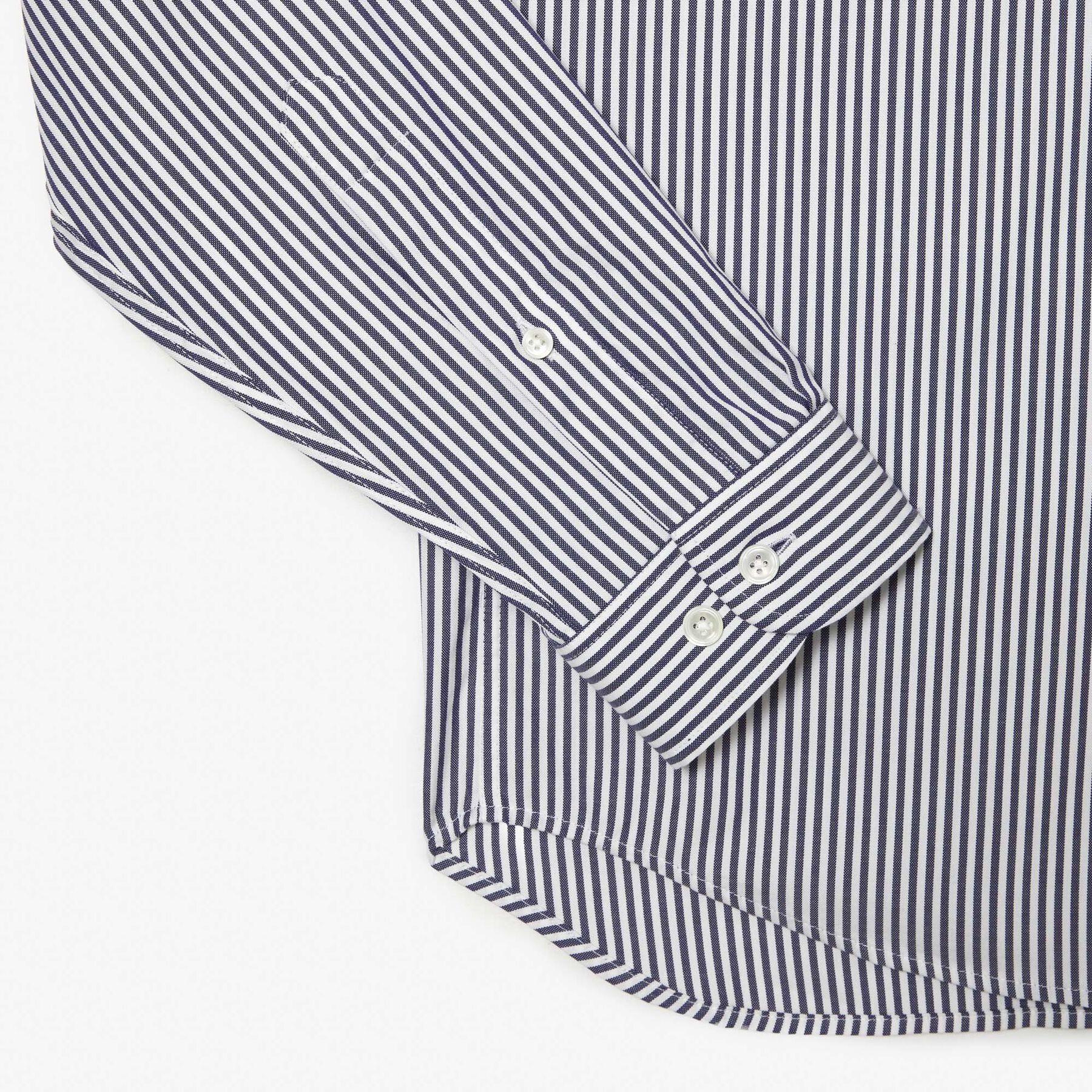 lacoste men s regular fit striped cotton shirt
