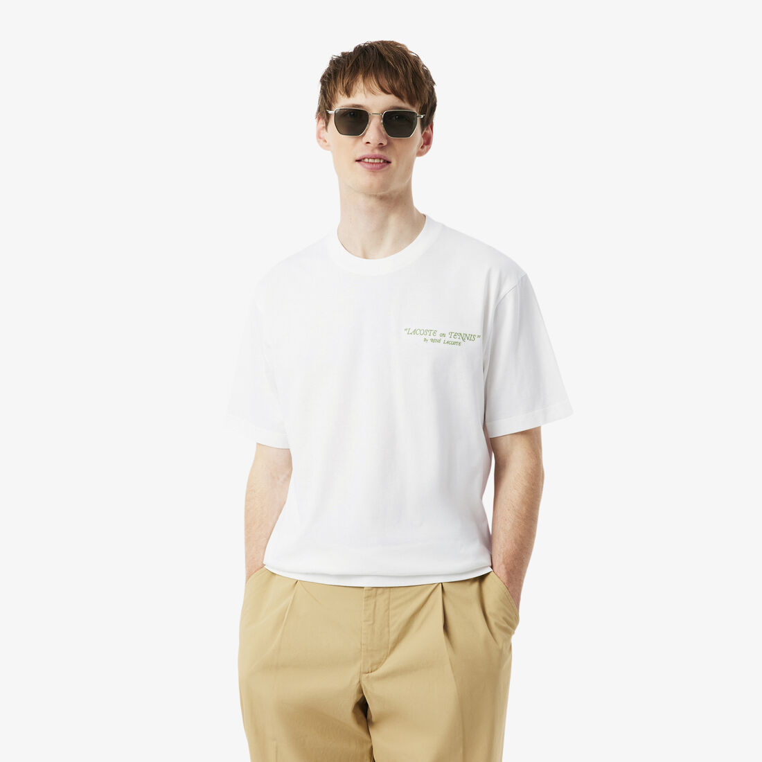 Embroidered Cotton T-shirt