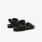 lacoste women s suruga leather and textile sandals