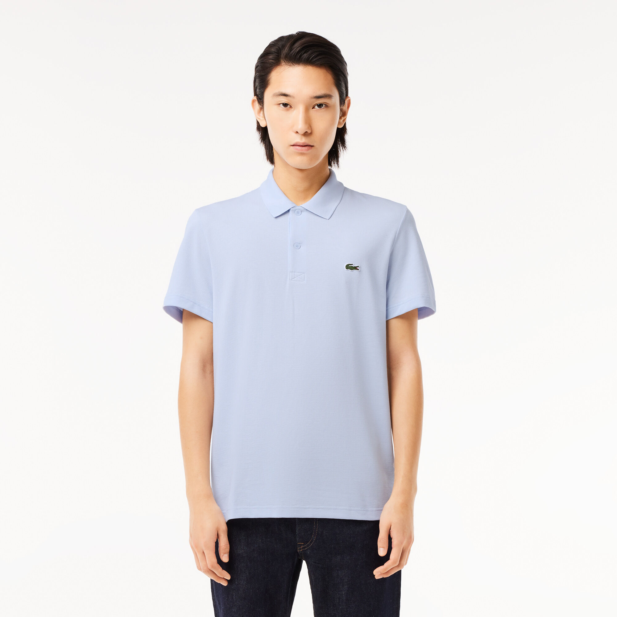 Buy Regular Fit Polyester Cotton Polo Shirt Lacoste QA