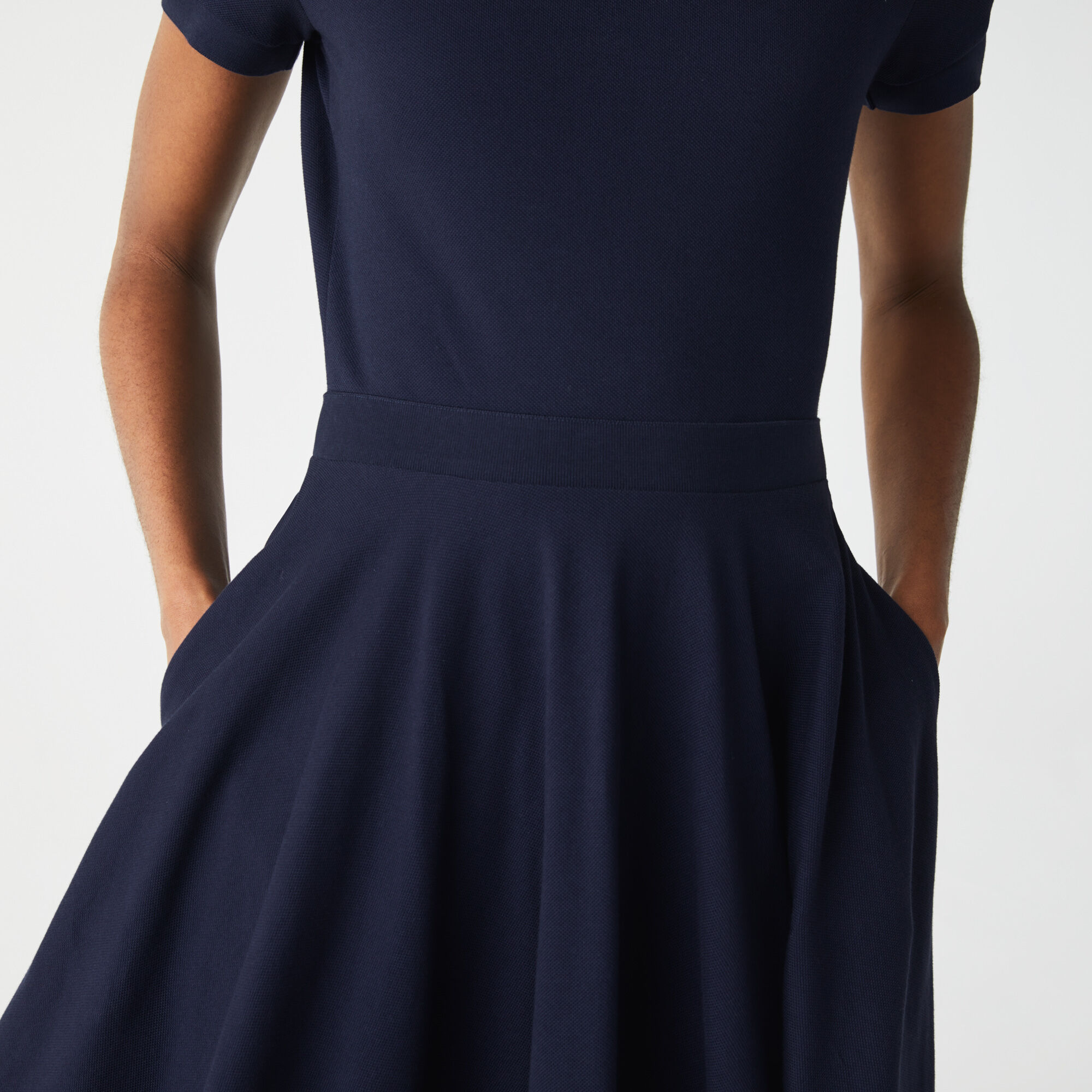 Women’s Fitted Cotton Piqué Polo Dress Women’s Fitted Cotton Piqué Polo Dress