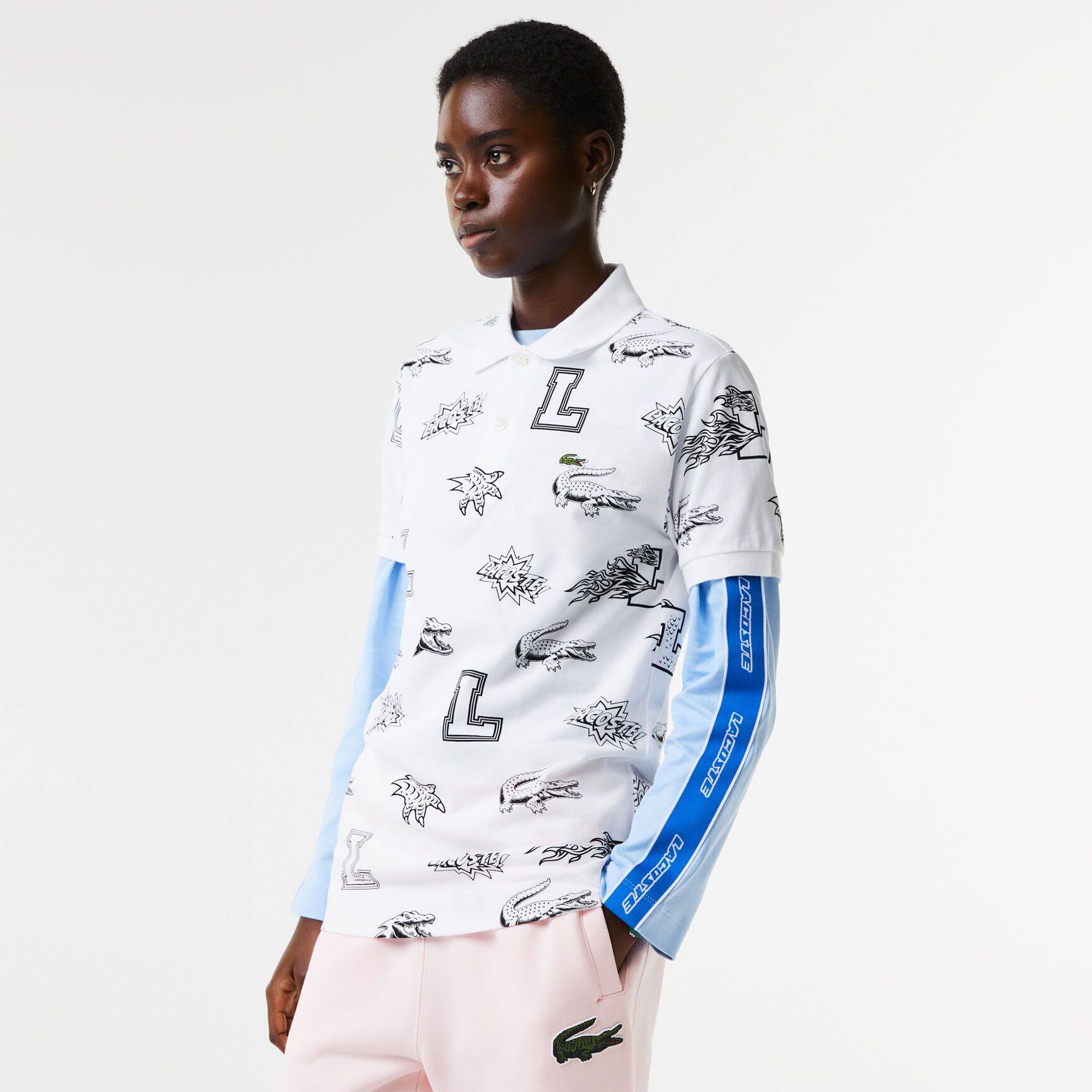 Unisex Lacoste Holiday Custom Print Polo Unisex Lacoste Holiday Custom Print Polo