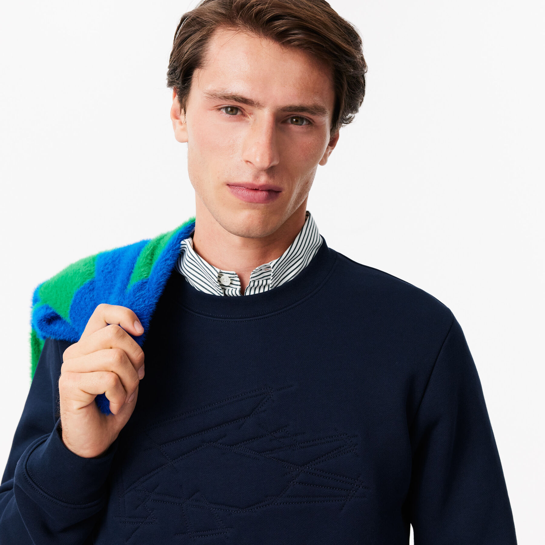 Embroidered Crocodile Sweatshirt lacoste embroidered crocodile sweatshirt