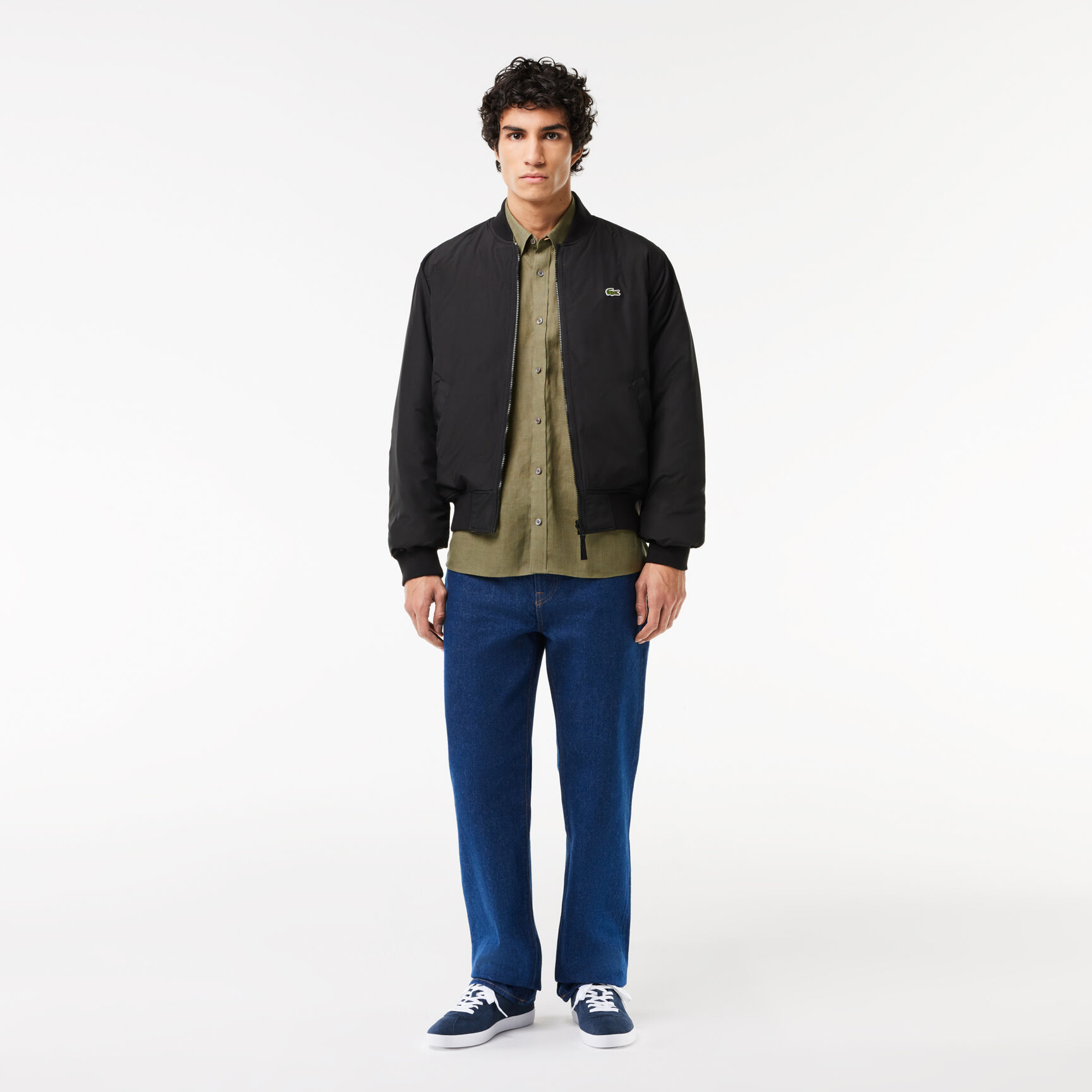 قميص كتان بأكمام قصيرة قميص كتان بأكمام قصيرة