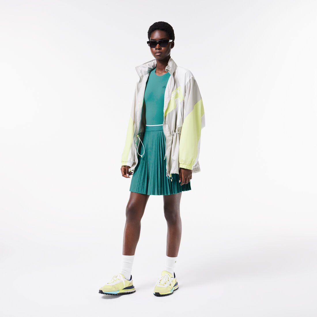 Short Pleated Elastic Waist Skirt Short Pleated Elastic Waist Skirt