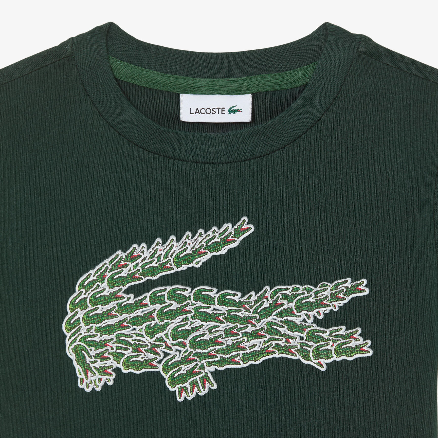 Crocodile Print Cotton T-shirt Crocodile Print Cotton T-shirt