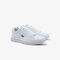 women s lacoste carnaby leather popped heel sneakers