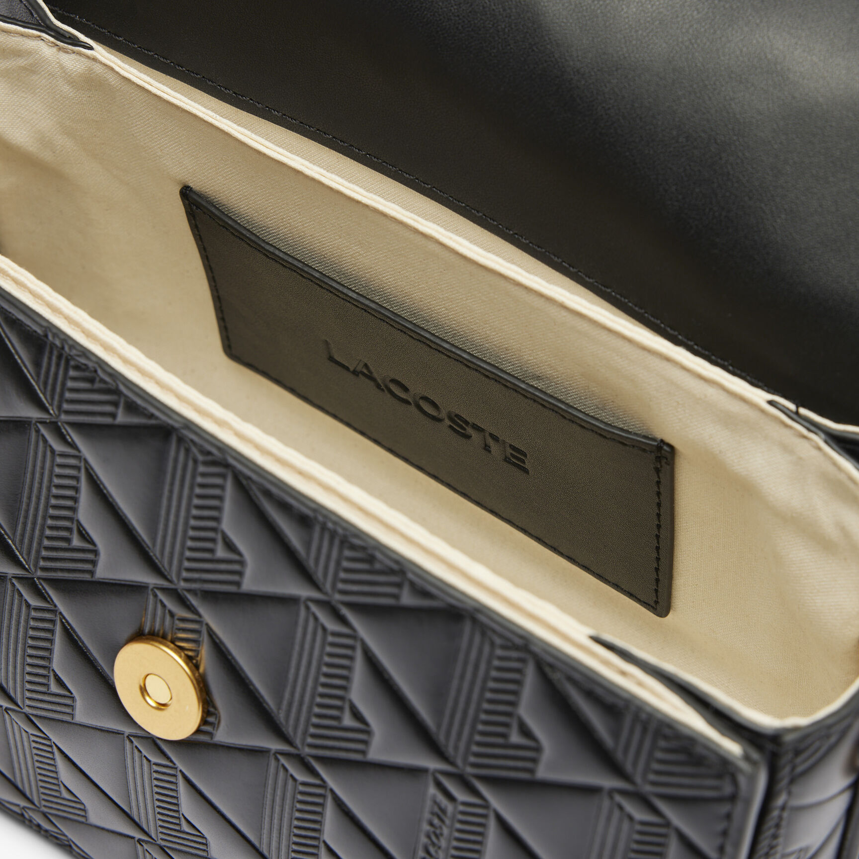 حقيبة كتف ماهيكي جلدية منقوشة