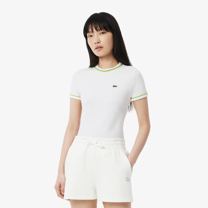 Contrast Accent Jersey T-shirt