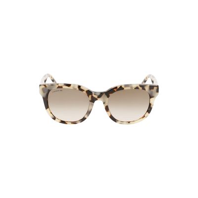 Women's Oval Acetate Croco Skin Sunglasses