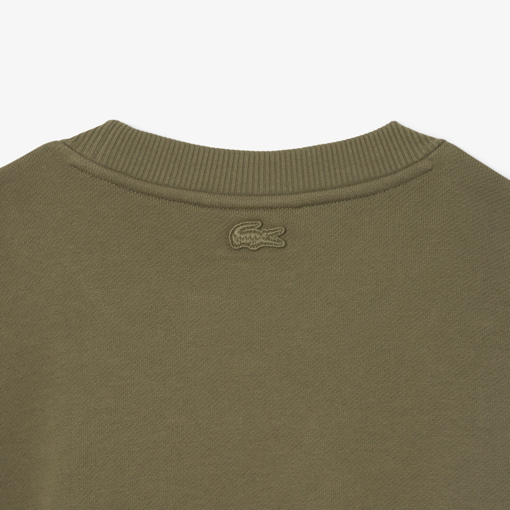 Embroidered Motif Fleece Sweatshirt