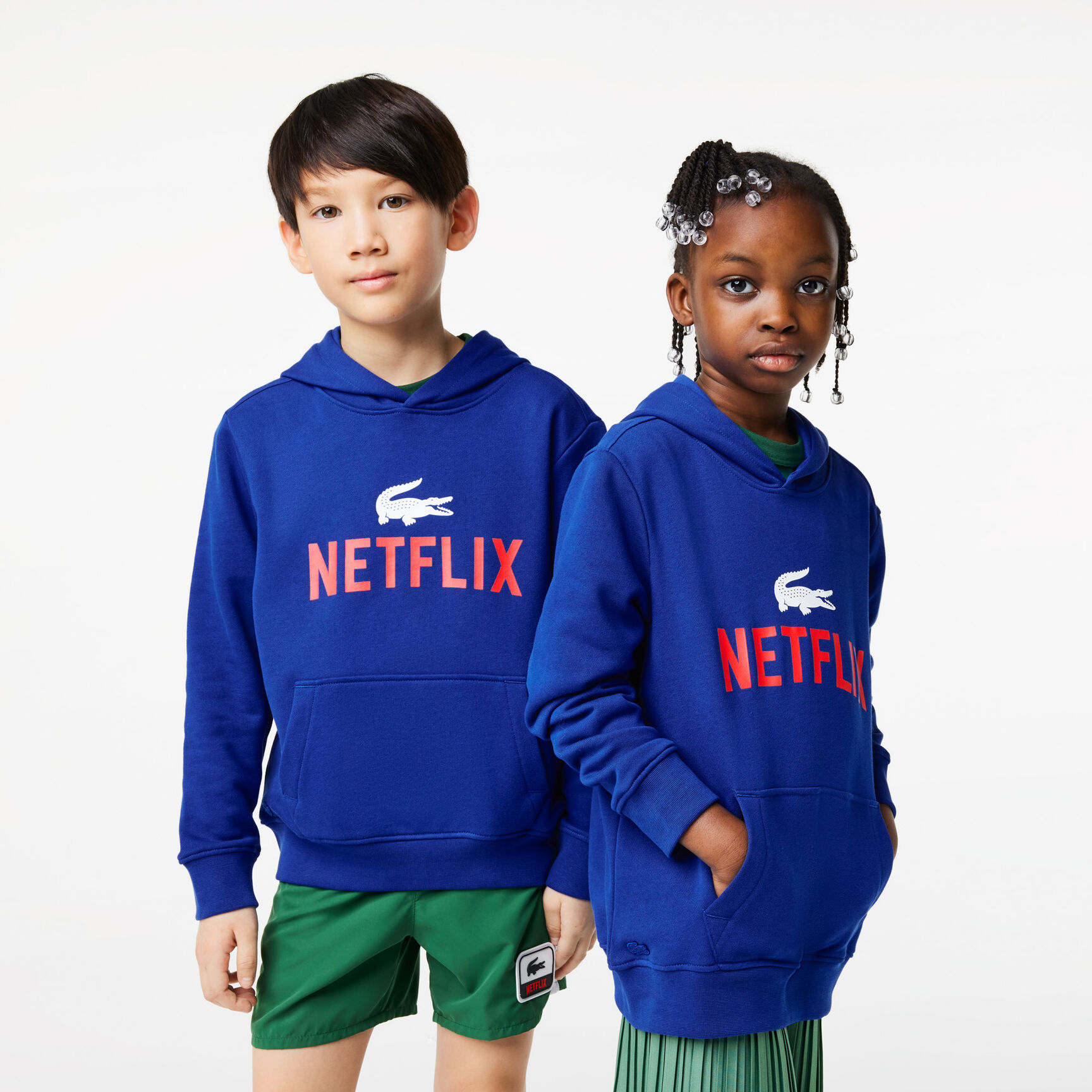 هودي قطن عضوي للأطفال مجموعة Lacoste x Netflix‎‎