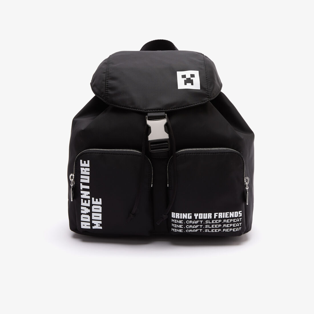 حقيبة ظهر نايلون مطبوعة للجنسين مجموعة Lacoste x Minecraft حقيبة ظهر نايلون مطبوعة للجنسين مجموعة Lacoste x Minecraft