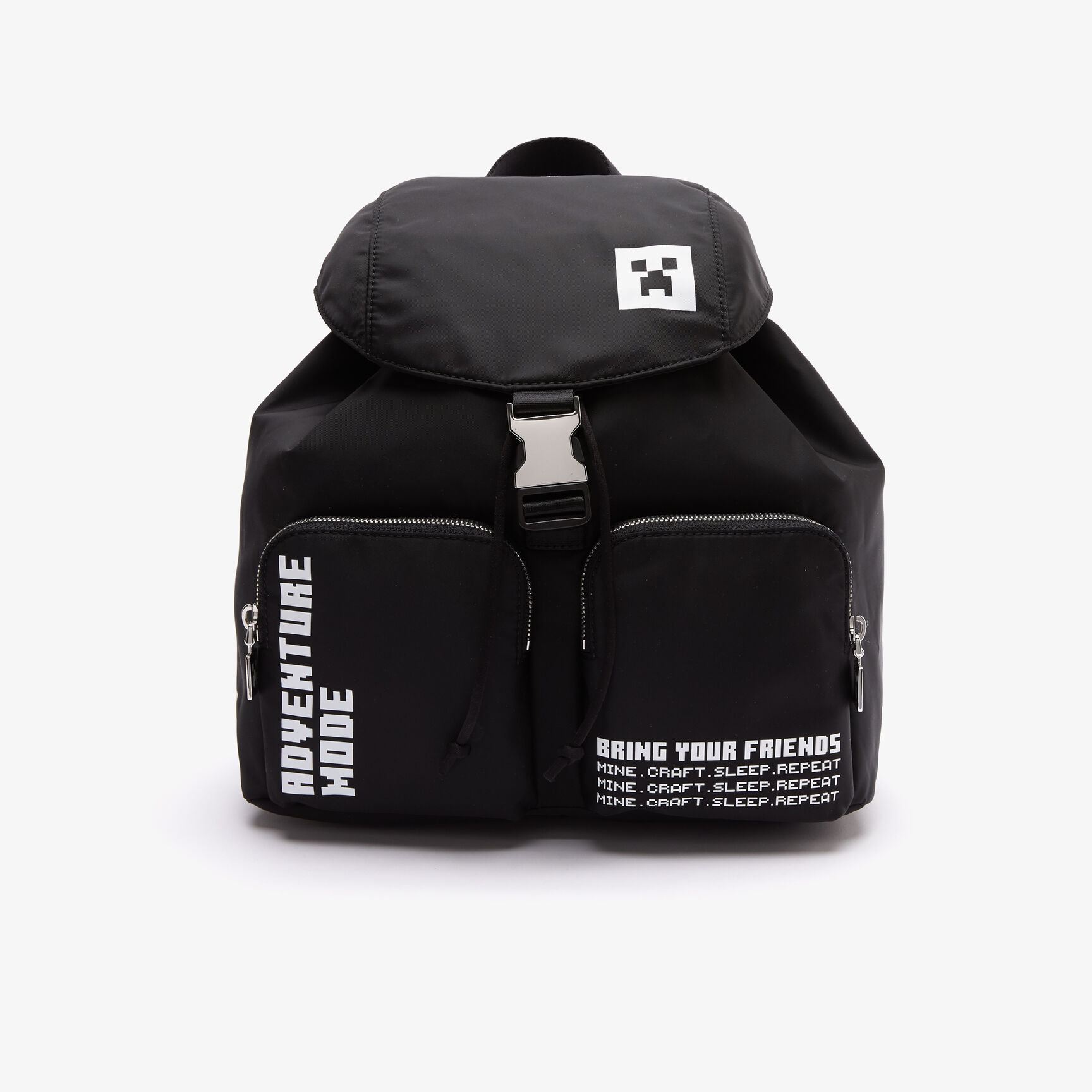 حقيبة ظهر نايلون مطبوعة للجنسين مجموعة Lacoste x Minecraft حقيبة ظهر نايلون مطبوعة للجنسين مجموعة Lacoste x Minecraft