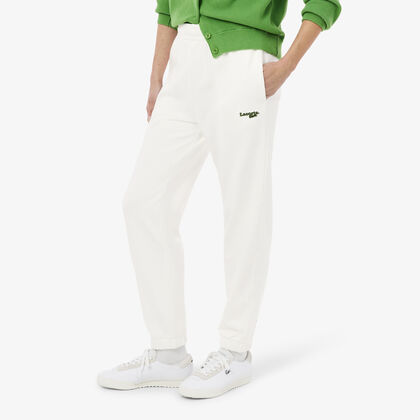 بنطال رياضي بقصّة مستقيمة وشعار الماركة