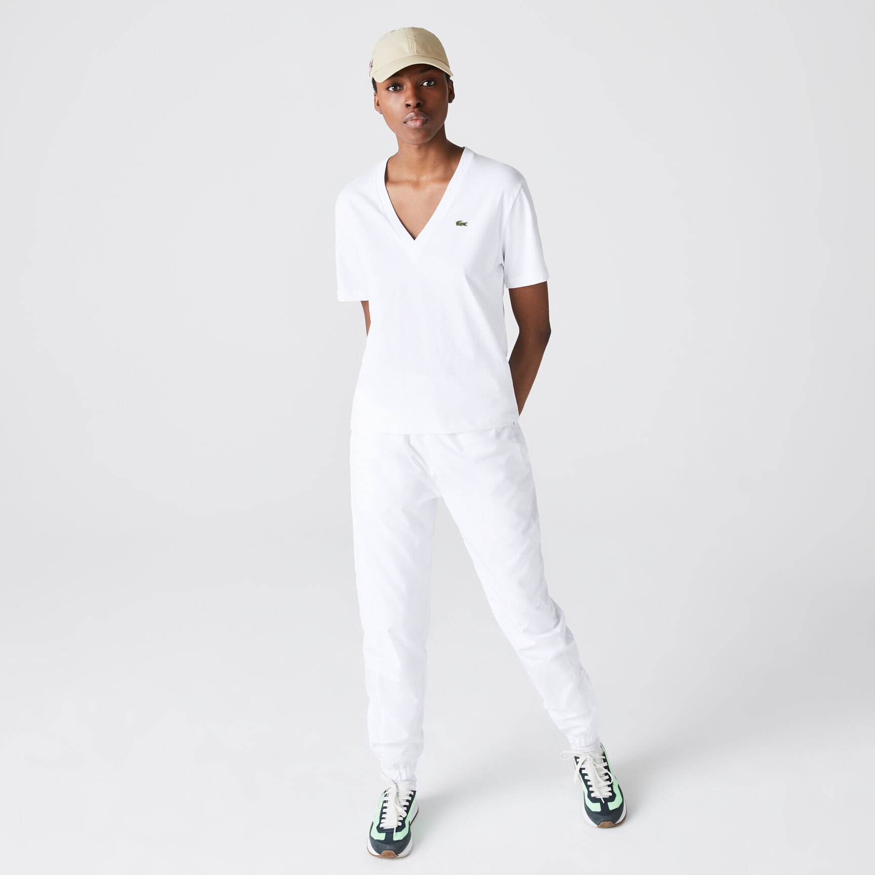 Women's V-Neck Premium Cotton T-shirt Women's V-Neck Premium Cotton T-shirt