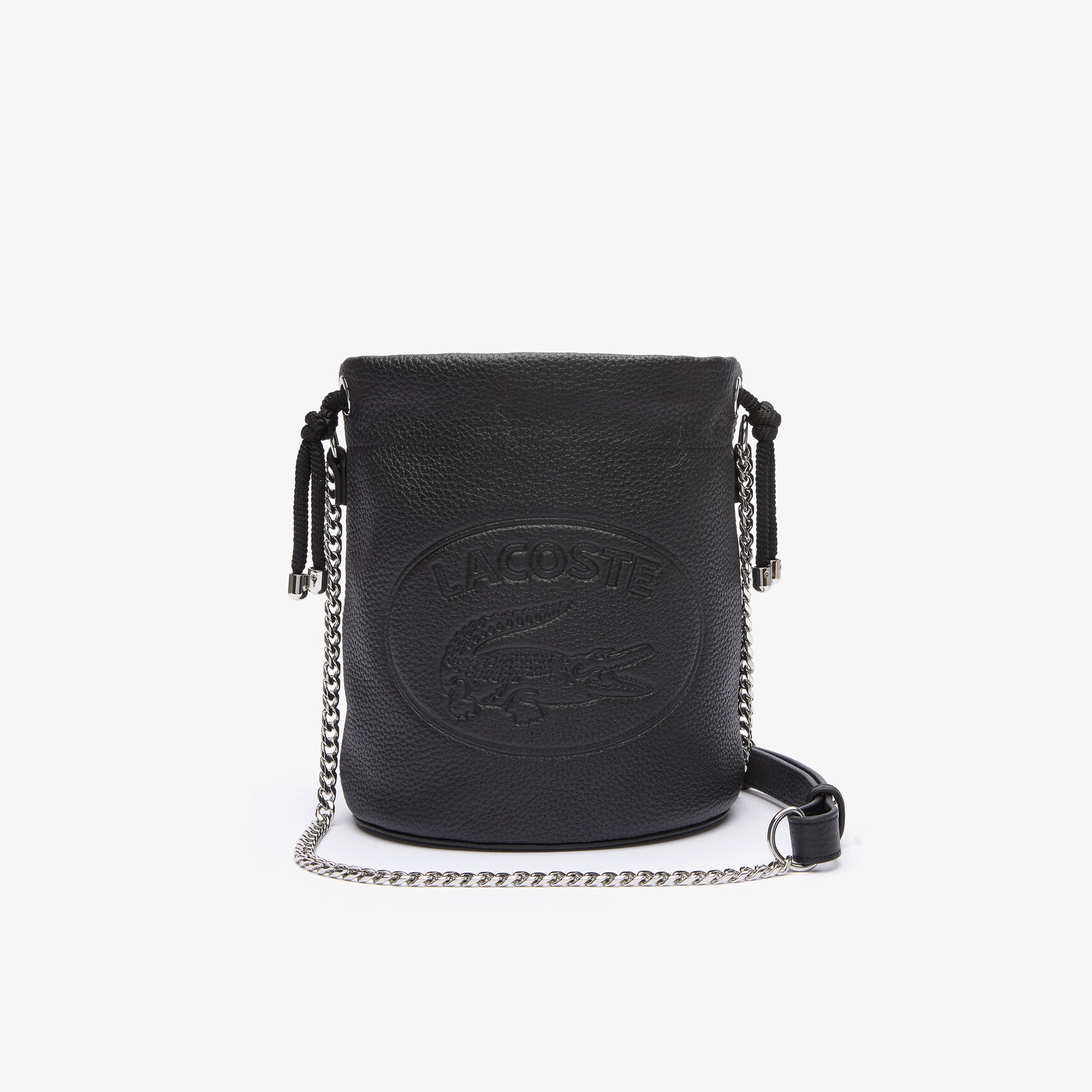 Women&rsquo;s Croco Crew Grained Leather Bucket Bag