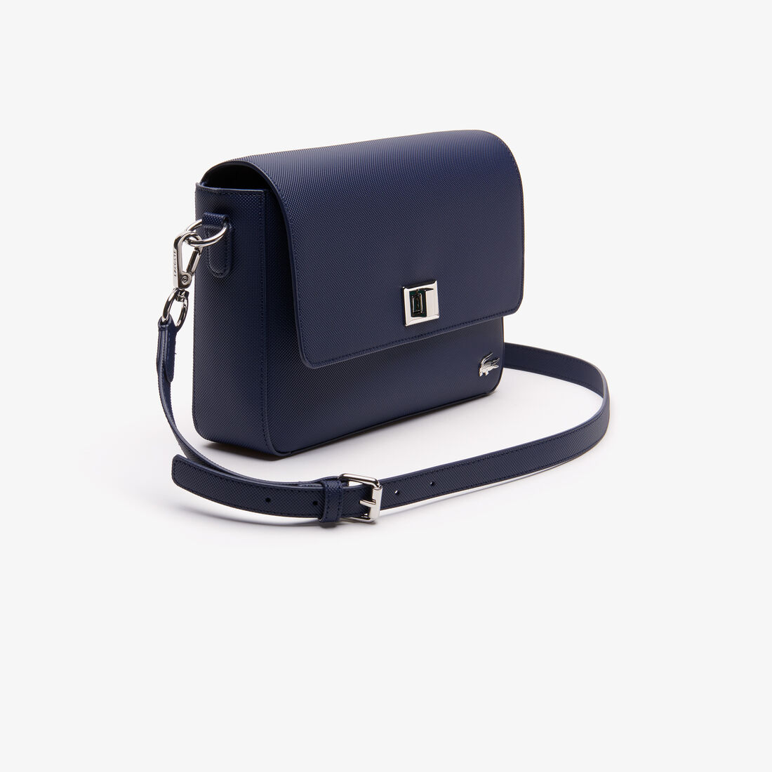 Women's Daily Classic Coated Piqué Canvas Clasp Shoulder Bag Women's Daily Classic Coated Piqué Canvas Clasp Shoulder Bag