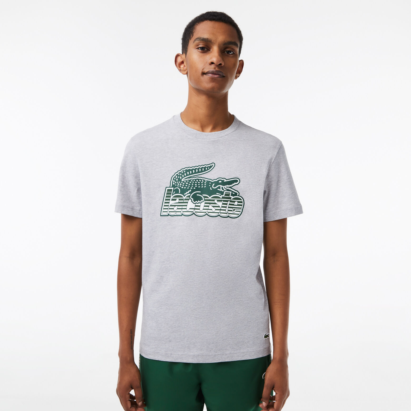 Men's Lacoste Cotton Jersey Print T-shirt