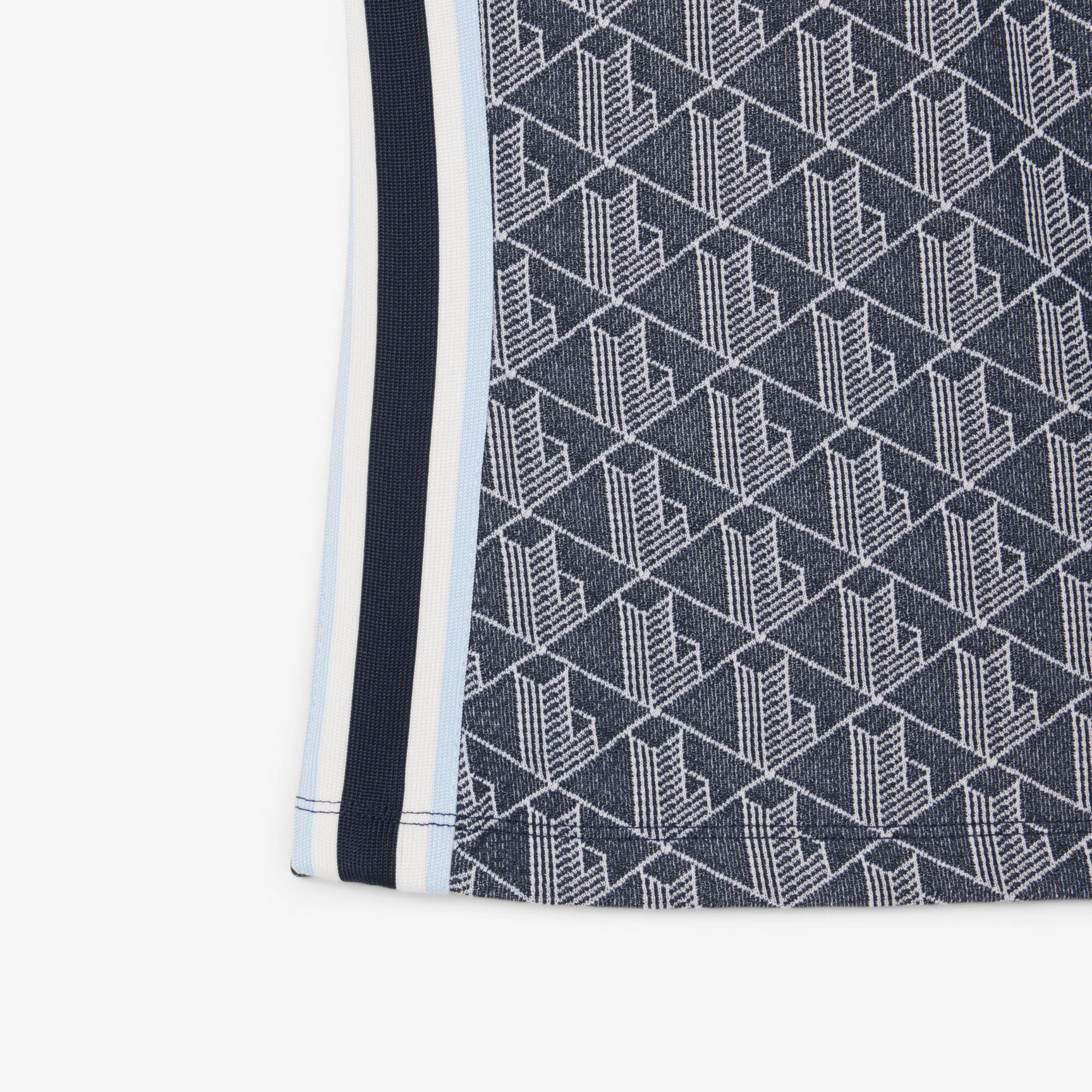 Slim Fit Monogram Jacquard Polo Shirt