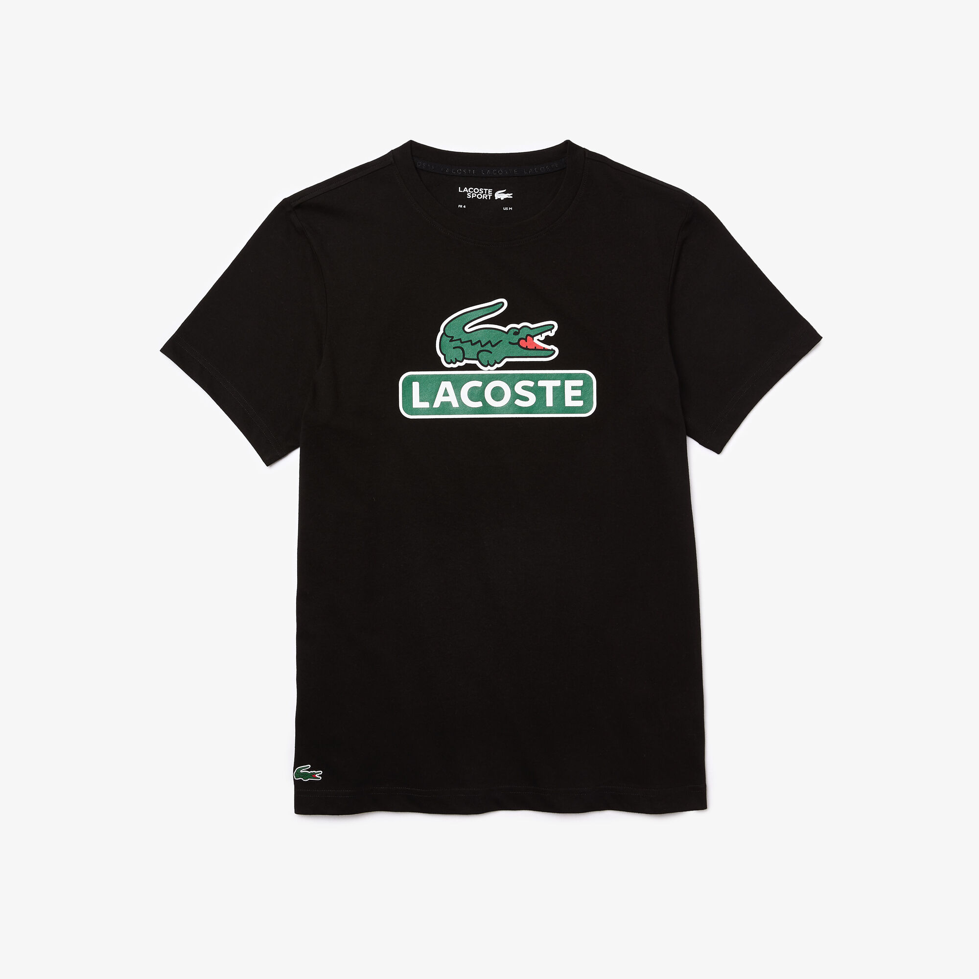 Buy Men s Lacoste SPORT Print Logo Breathable T shirt Lacoste QA