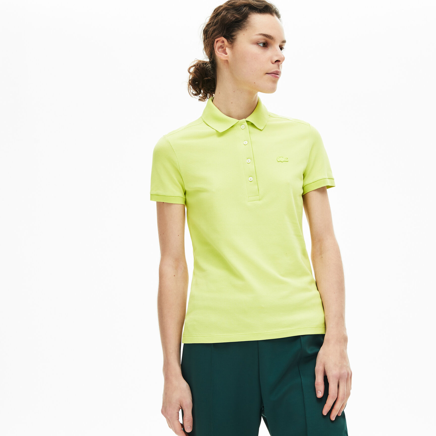 L.12.D Slim Fit Stretch Petit Pique Polo Shirt