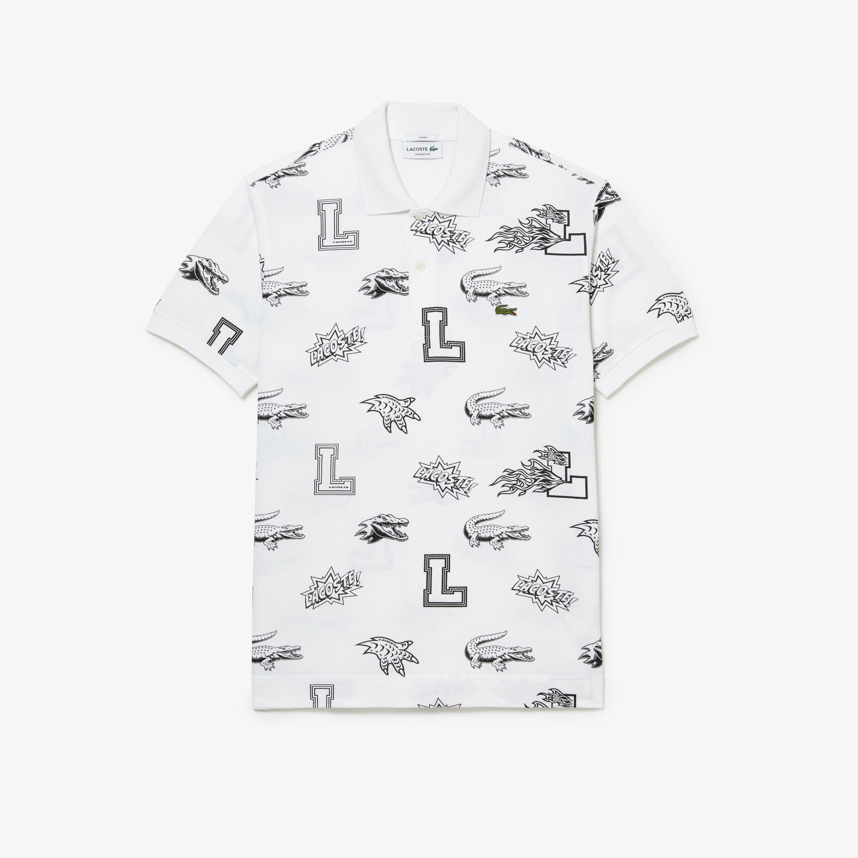 Unisex Lacoste Holiday Custom Print Polo Unisex Lacoste Holiday Custom Print Polo