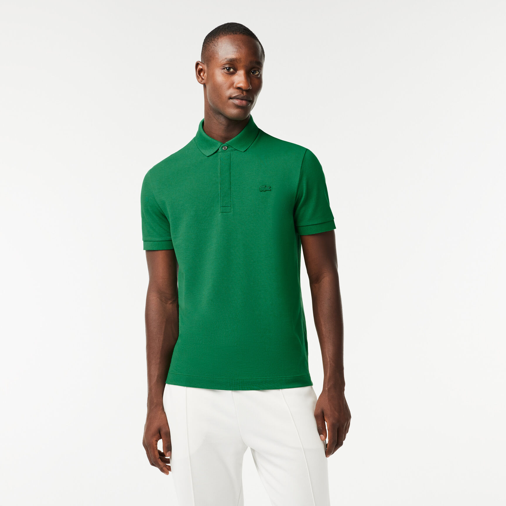 Regular Fit Paris Stretch Pique Polo Shirt