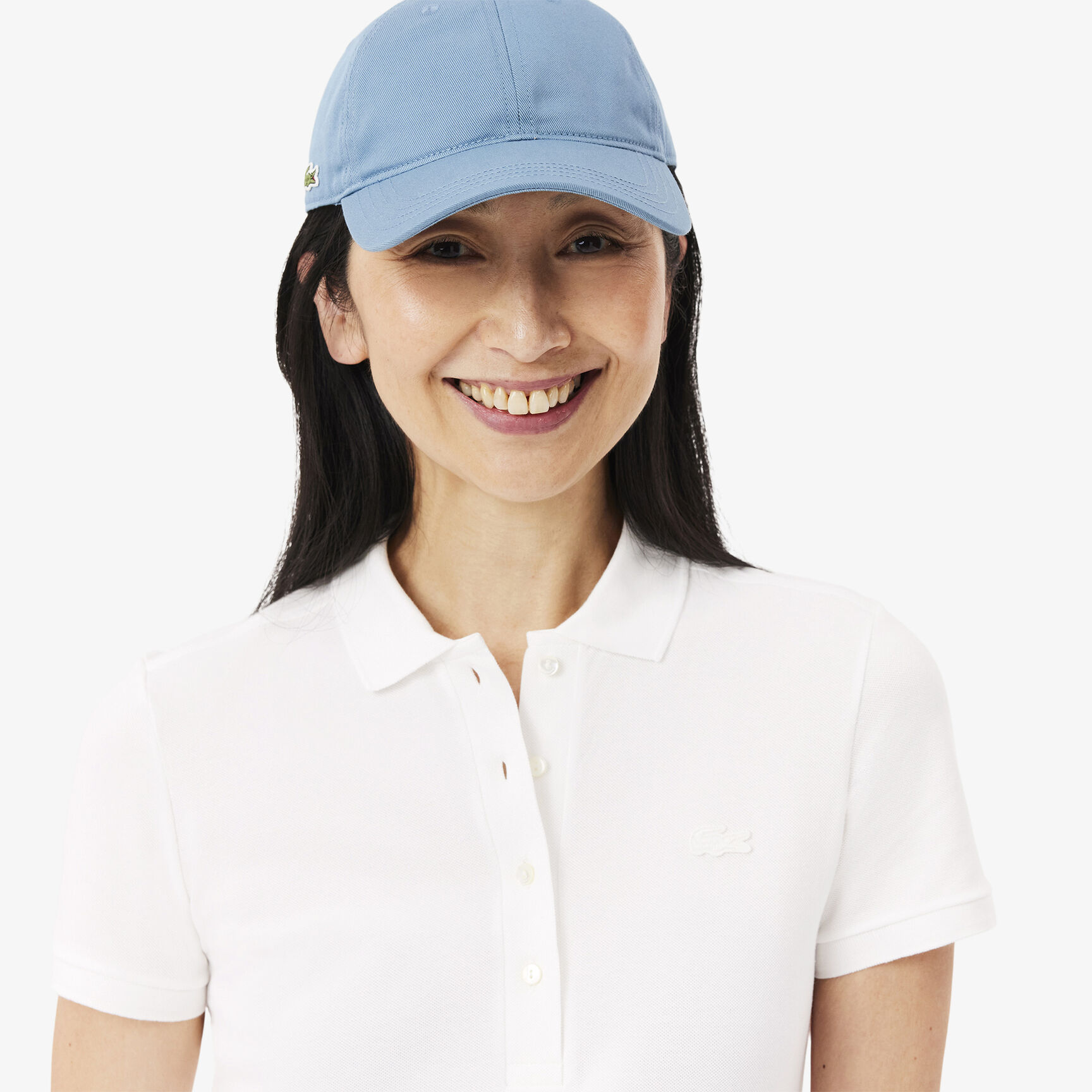 Slim Fit Stretch Petit Pique Polo Dress