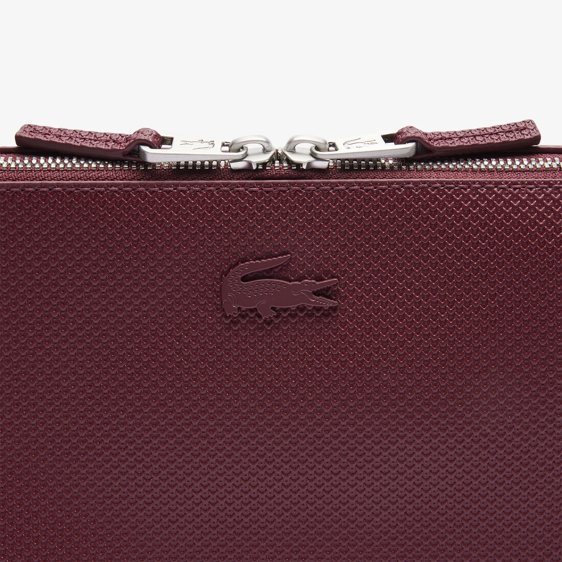 Unisex Chantaco Matte Stitched Leather Zippered Crossbody Bag Unisex Chantaco Matte Stitched Leather Zippered Crossbody Bag