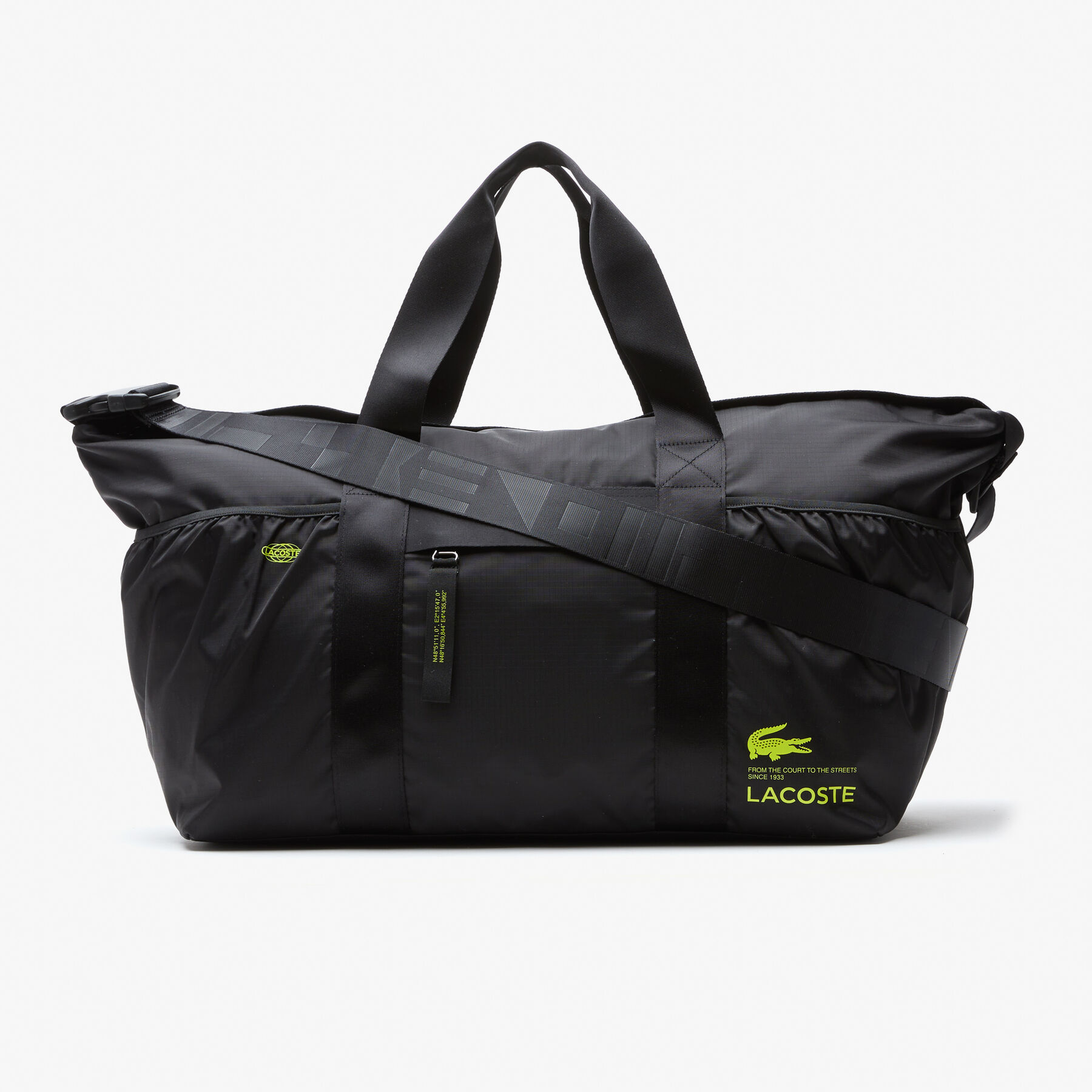 Unisex Lacoste Contrast Branded Weekend Bag unisex lacoste contrast branded weekend bag