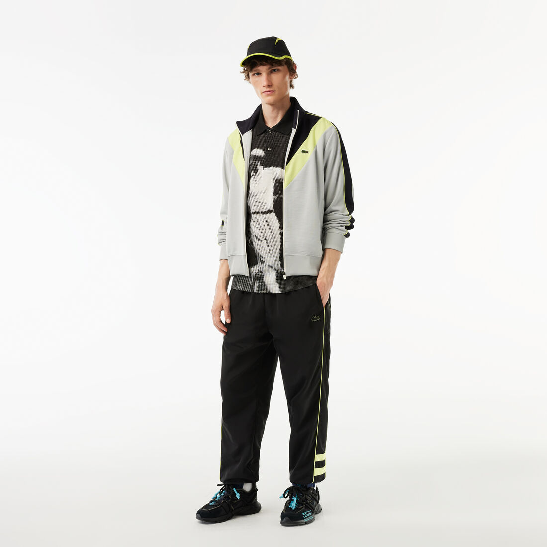 Original L.12.12 Rene Lacoste Print Polo Shirt Original L.12.12 Rene Lacoste Print Polo Shirt