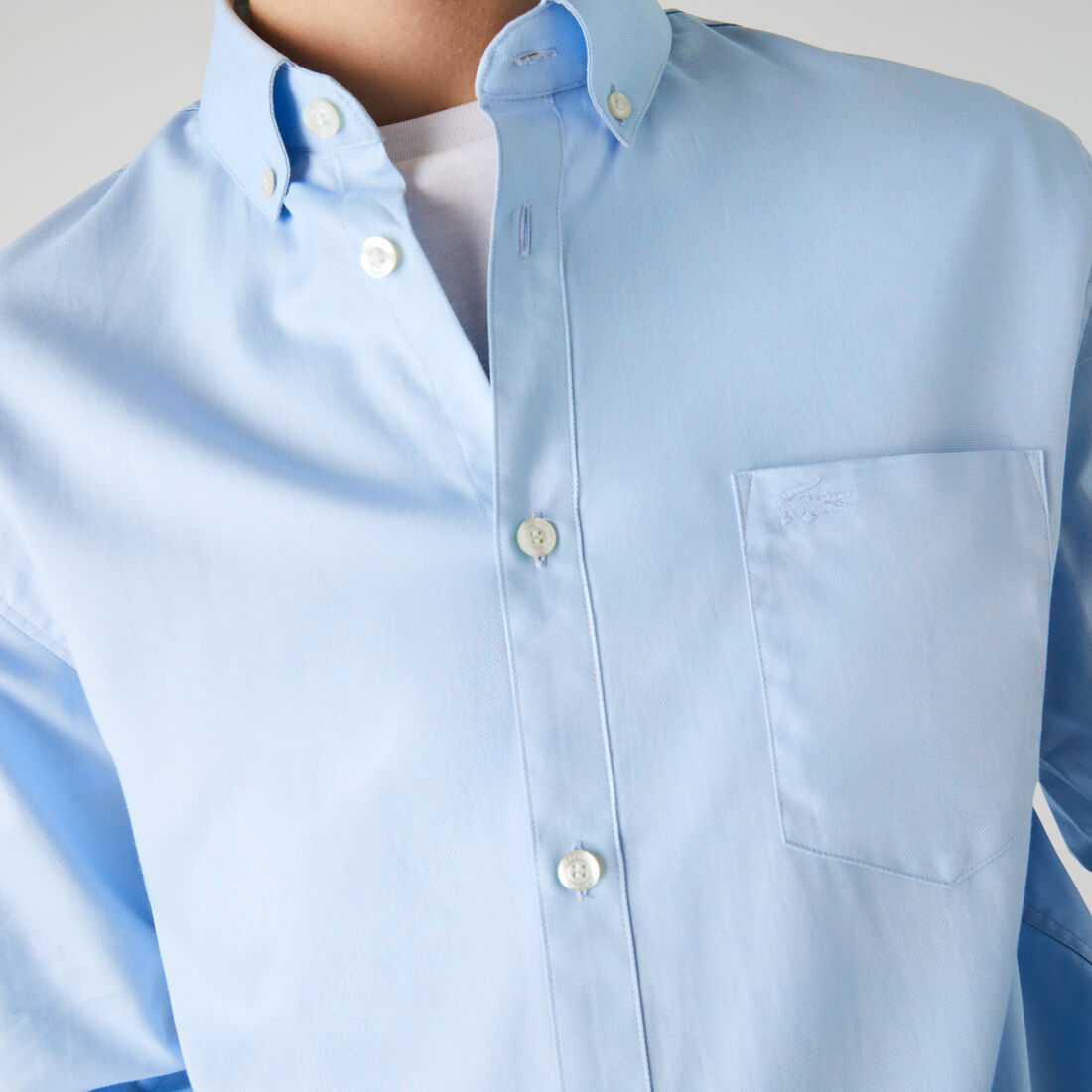 قميص للرجال بقصة عادية من قطن ميني بيكيه قميص للرجال بقصة عادية من قطن ميني بيكيه