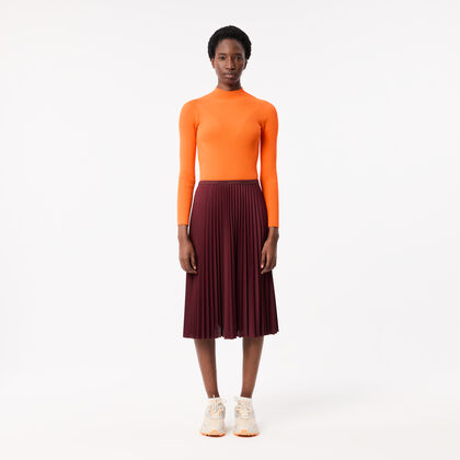 Women's Elasticised Waist Flowing Pleated Skirt