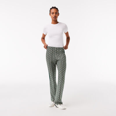 Women's Lacoste Monogram Print Trackpants