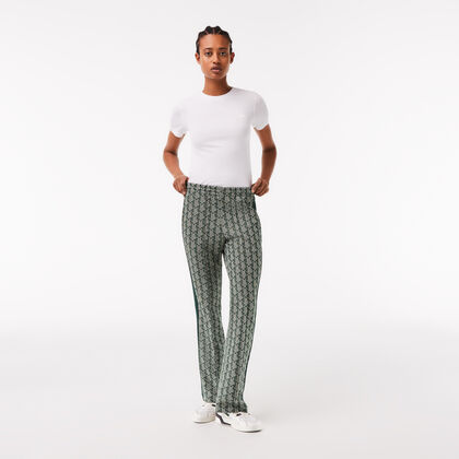 Women's Lacoste Monogram Print Trackpants