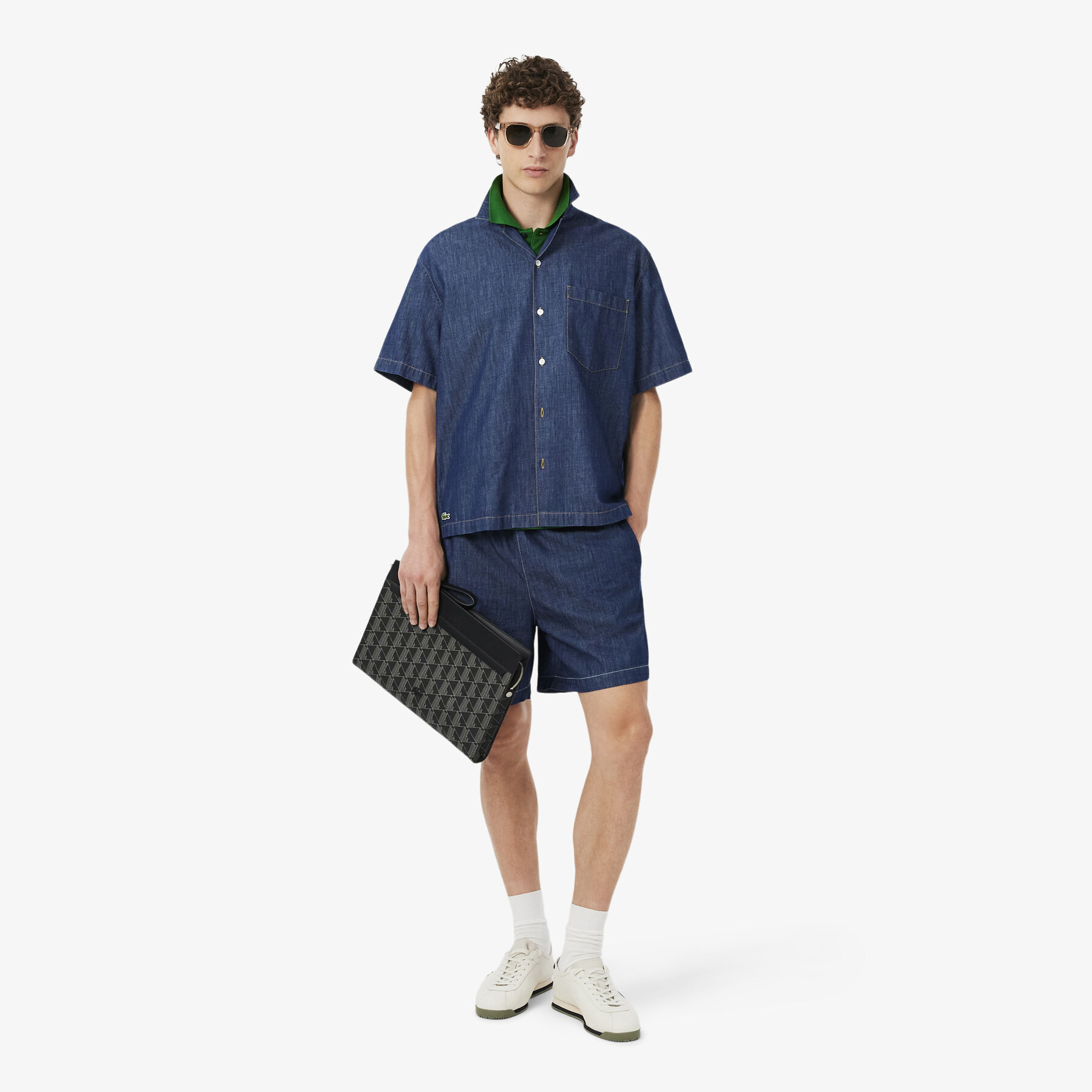Men's Club-Low Leather Sneakers lacoste men s club low leather sneakers