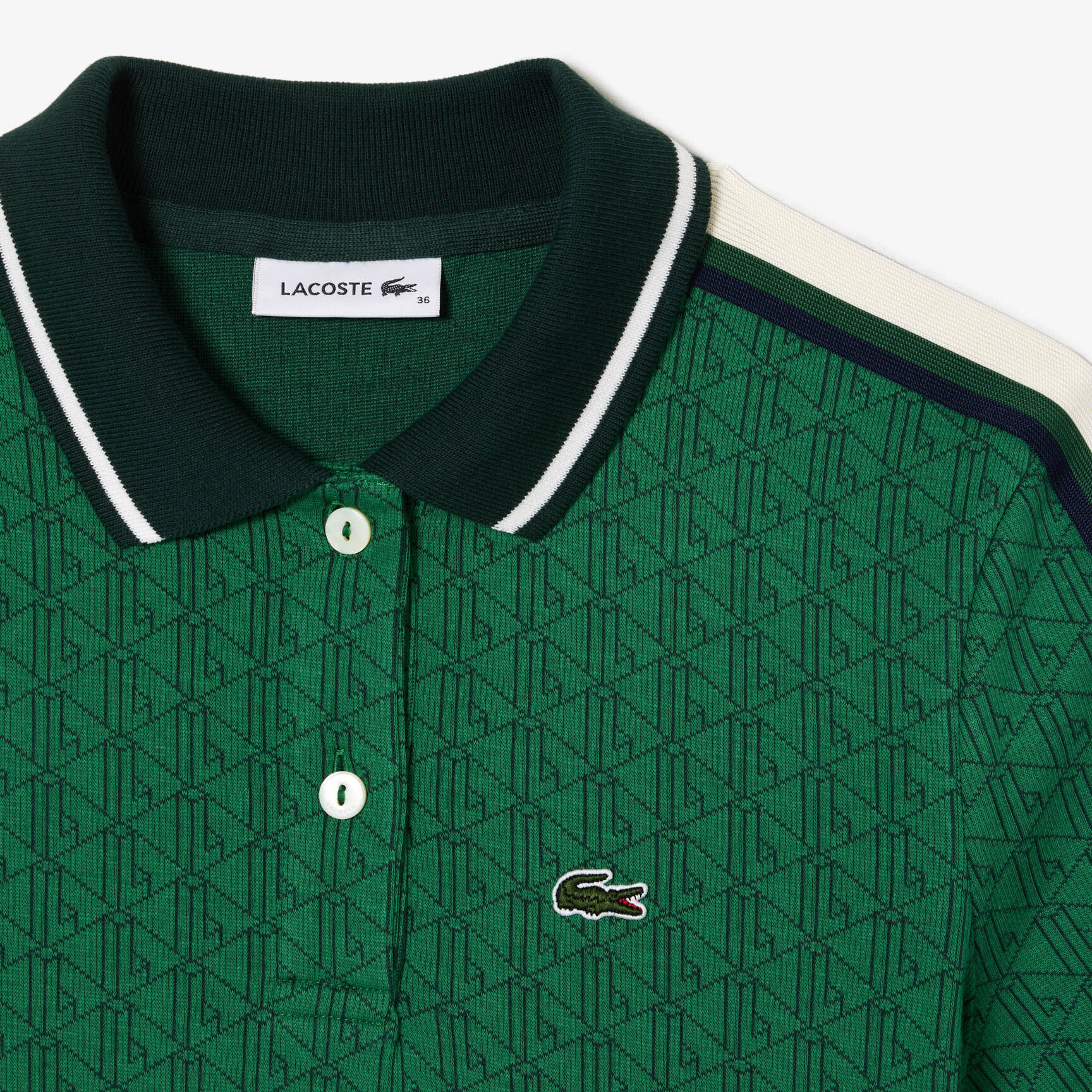 معطف ترنش لاكوست بقصّة فضفاضة للنساء