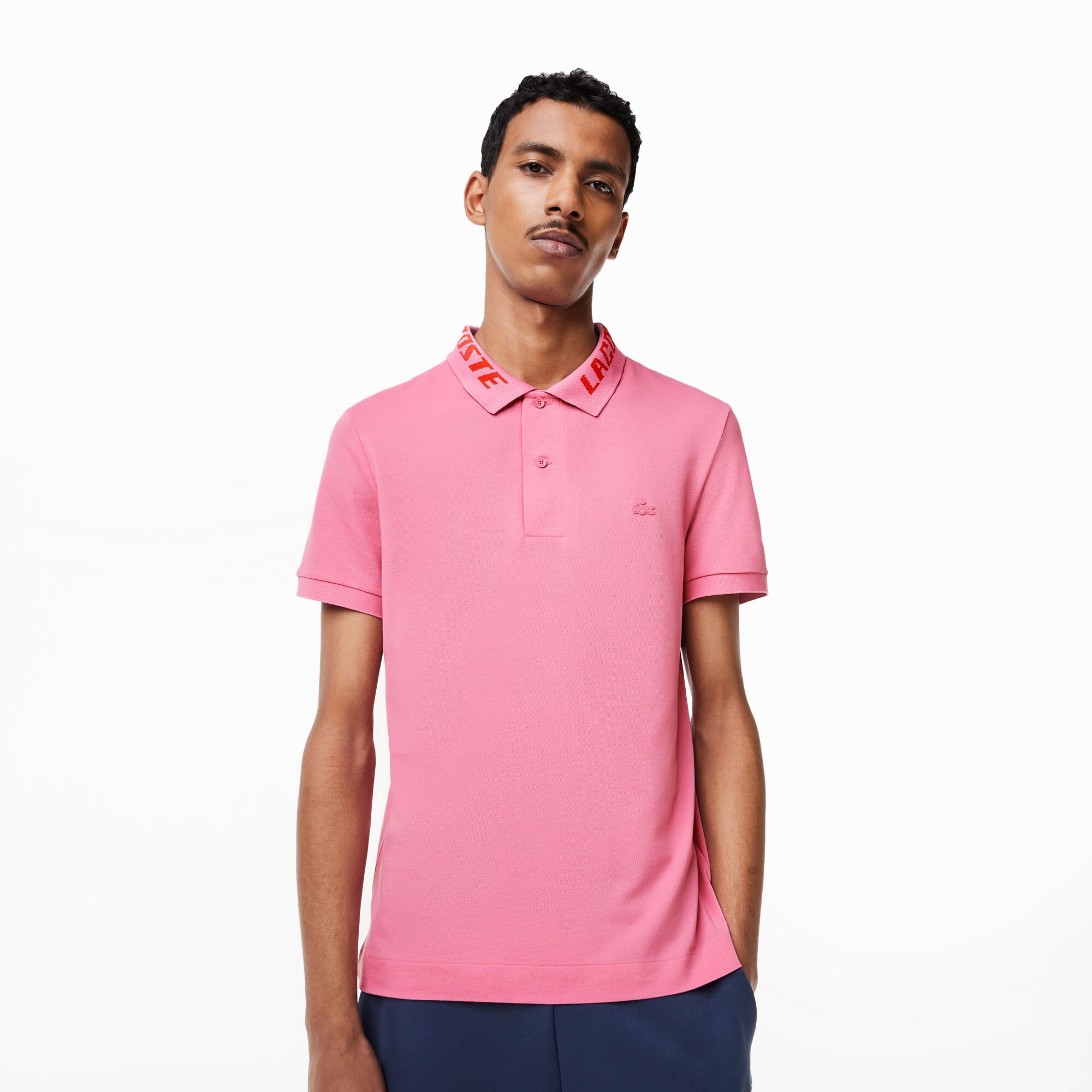 Lacoste polo stretch slim fit store