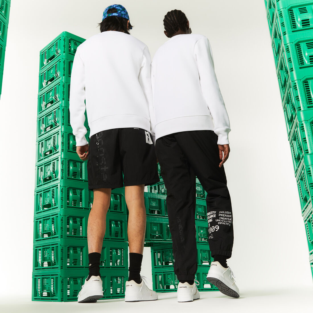 سويت شيرت صوف عضوي للجنسين مجموعة Lacoste x Minecraft سويت شيرت صوف عضوي للجنسين مجموعة Lacoste x Minecraft