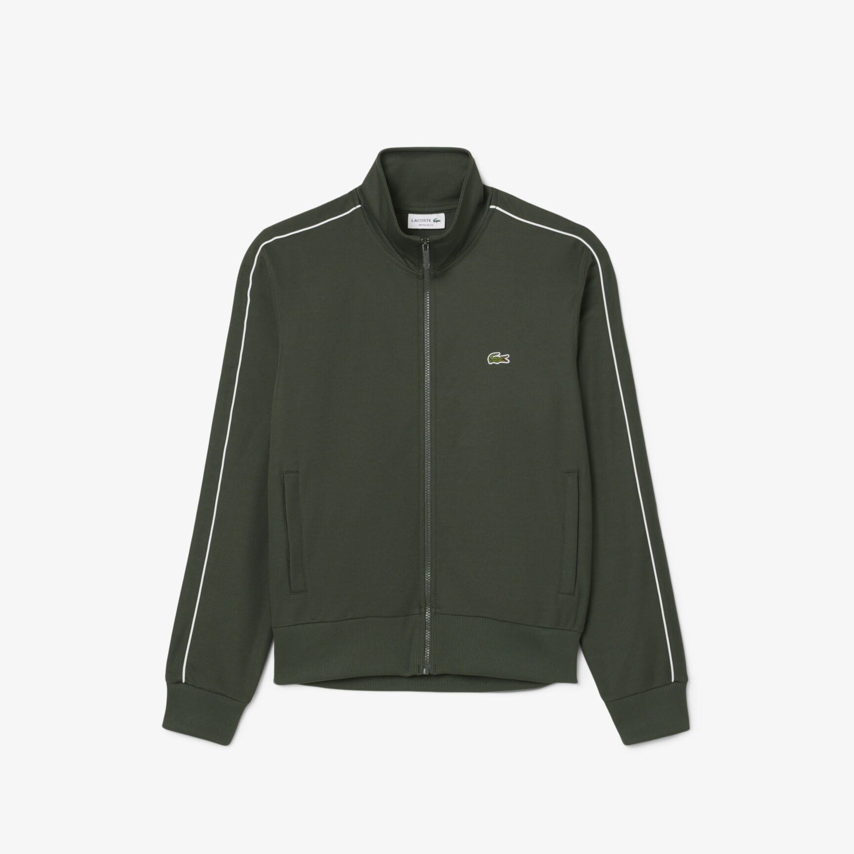 Paris Pique Zip Front Track Jacket