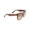 lacoste women s rectangle acetate croco skin sunglasses