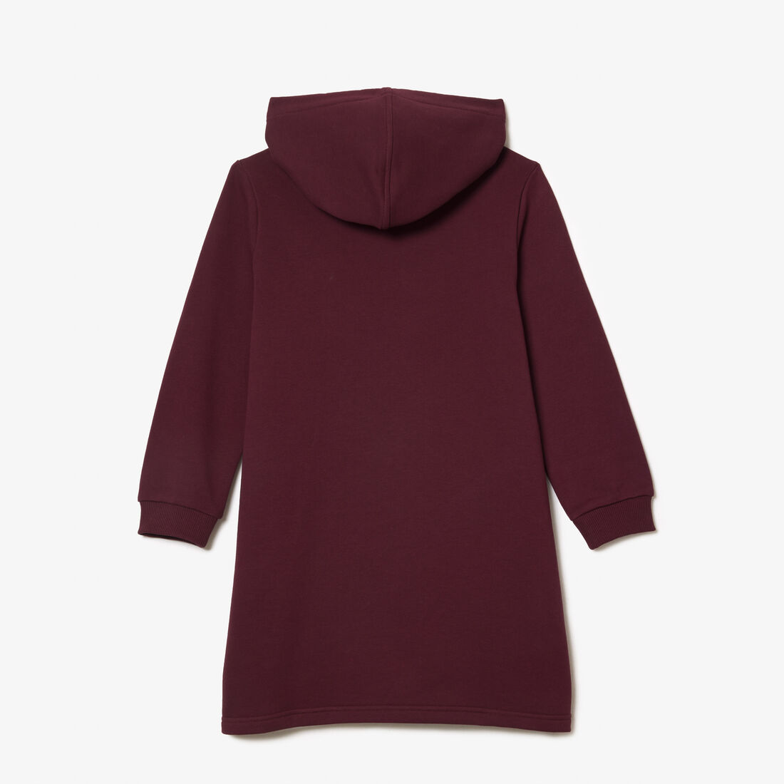 Hooded Cotton Fleece Sweatshirt Dress Hooded Cotton Fleece Sweatshirt Dress