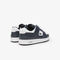 men s lacoste court cage leather heel pop trainers