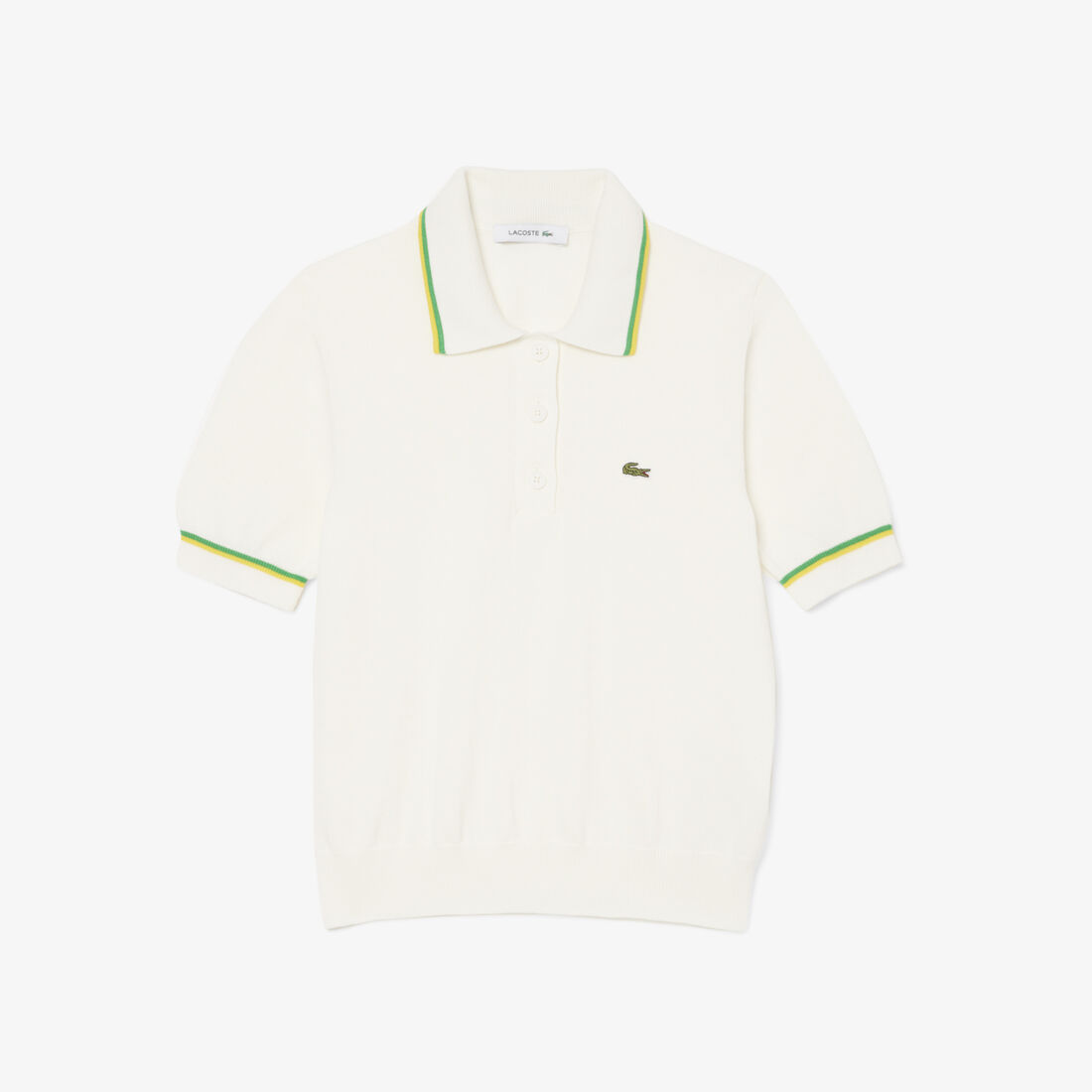 قميص بولو قصير مصنوع من قطن مطاطي ثلاثي الأبعاد قميص بولو قصير مصنوع من قطن مطاطي ثلاثي الأبعاد