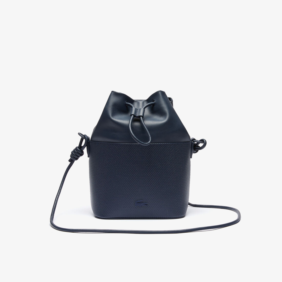 Women's Chantaco Matte Piqué Leather Drawstring Bucket Bag