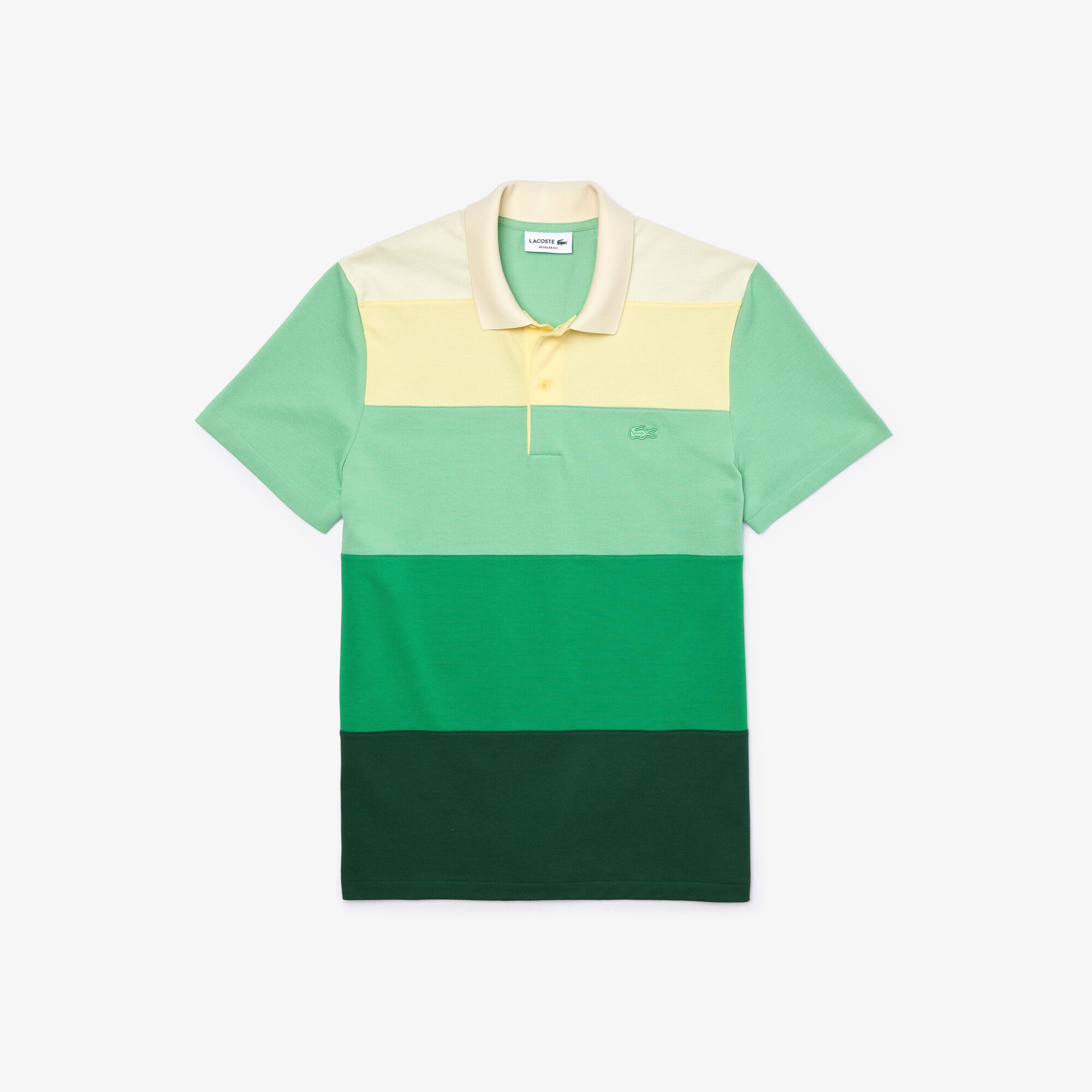 Men’s Lacoste Regular Fit Fresh Colorblock Cotton Piqué Polo Men’s Lacoste Regular Fit Fresh Colorblock Cotton Piqué Polo