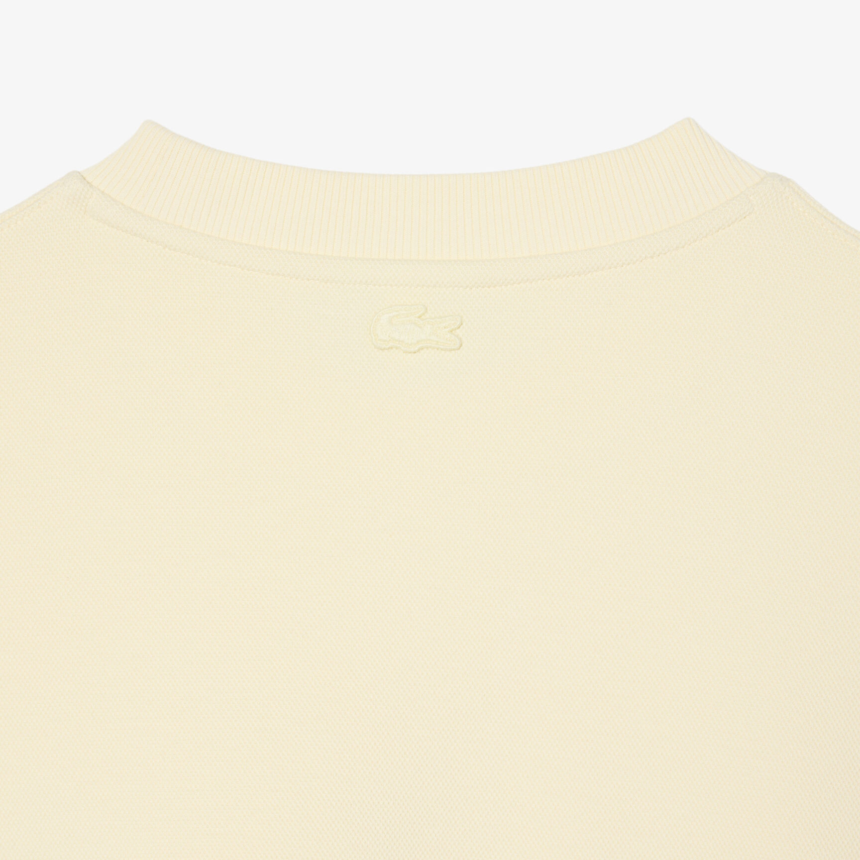 Double Face Pique Badge Sweatshirt