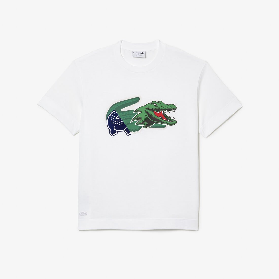 Men's Holiday Relaxed Fit Oversized Crocodile T-Shirt