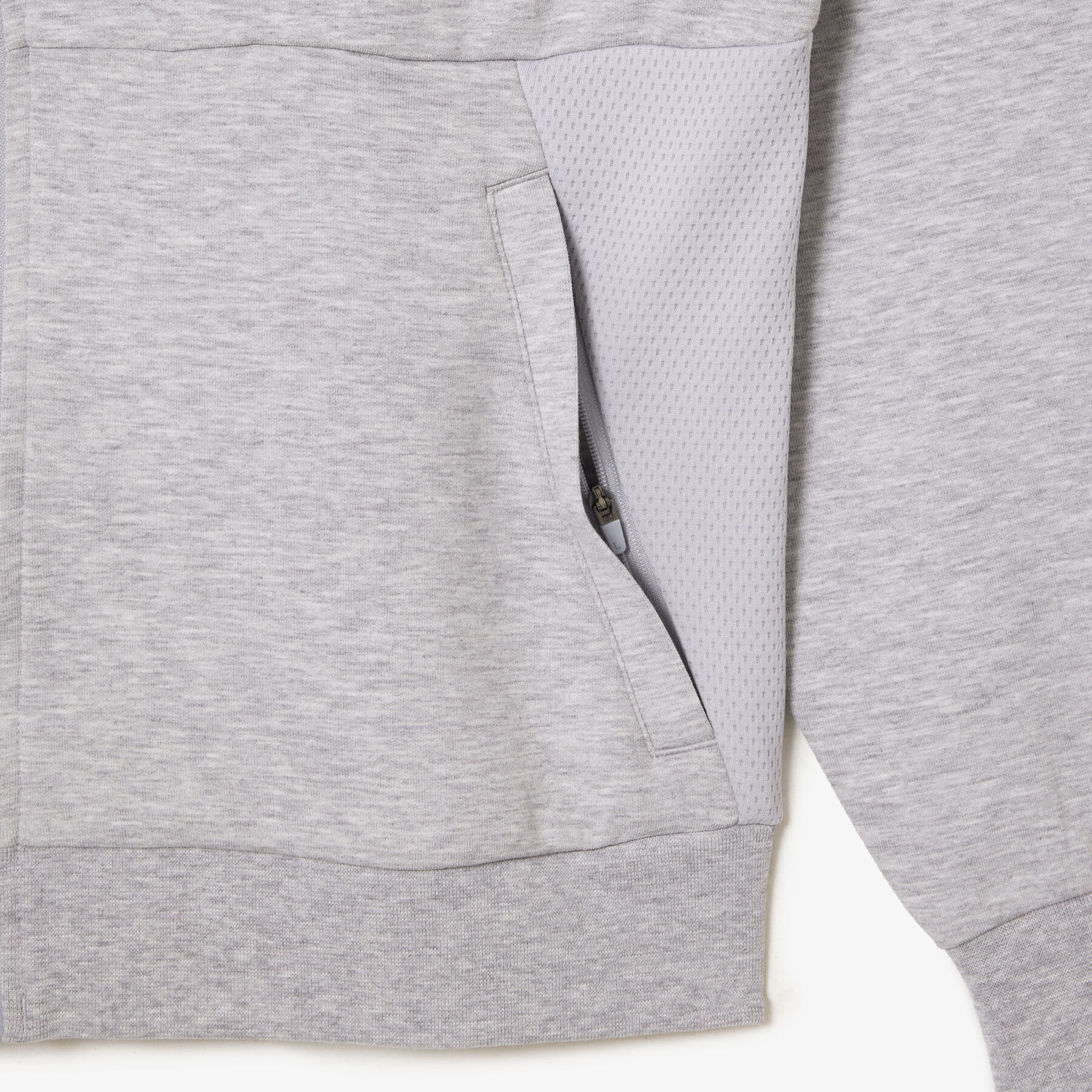 lacoste zipped sportsuit hoodie